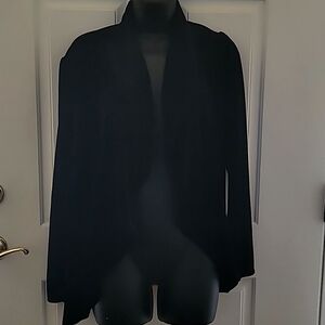 Fashion To Figure (FTF) Size XL Velvet Long Sleeved Waterfall Cardigan